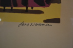 LARS NORRMAN. Litografi, "figursceneri", signerad & numrerad 43/360.