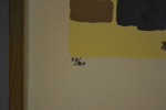 LARS NORRMAN. Litografi, "figursceneri", signerad & numrerad 43/360.