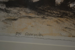 BERNT WENNSTRÖM. Litografi, "Semester", signerad.