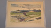 HUGO ZUHR. Litografi, signerad & numrerad 222/360.