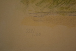HUGO ZUHR. Litografi, signerad & numrerad 222/360.