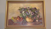 INGEBORG BEBOIS (1897-1970 Danmark), Olja på duk, "Stilleben", signerad.