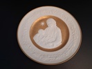 4 Tallrikar. Franklin Porcelain.