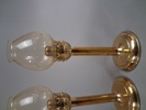 2 Ljusstakar. Karlskrona lampfabrik.