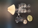 Diverse glas. Bl.a Hemmabyggd lampa.