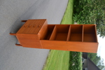 Bokhylla. Teak, 1950/60-talet.