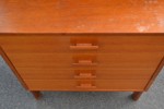 Bokhylla. Teak, 1950/60-talet.