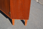Barskåp (hörnskåp). Teak, 1950/60-talet.