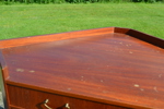 Barskåp (hörnskåp). Teak, 1950/60-talet.