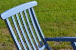 2 Däckstolar. Bemålat teak, 1950/60-talet.