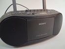 Sony. CD, Radio.