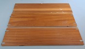 Vägghylla. Stringstil, 1950/60-talet.
