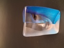 MATS JONASSON. Glas-skulptur, Målerås, signerad.