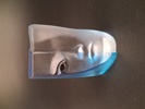 MATS JONASSON. Glas-skulptur, Målerås, signerad.