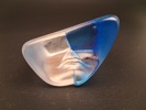 MATS JONASSON. Glas-skulptur, Målerås, signerad.