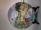 12 st samlartallrikar. Peter Barrett. All Creatures Gerat and Small.