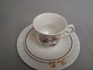 Kaffekoppar fat & Assietter. Jul, Fyrklövern. 1977,1979, 1980, 1982,1983 har 3 delar 78 & 81 saknar koppar.