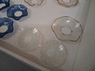 Diverse Ljusmanschetter, Glas.