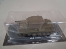 Modell av Sovjetisk stridsvagn KB-2 från 1941, DeAgostini`s "Legends of armored Vehicles", Skala 1:43, metall & plast.