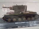 Modell av Sovjetisk stridsvagn KB-2 från 1941, DeAgostini`s "Legends of armored Vehicles", Skala 1:43, metall & plast.