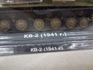 Modell av Sovjetisk stridsvagn KB-2 från 1941, DeAgostini`s "Legends of armored Vehicles", Skala 1:43, metall & plast.