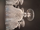 VICKE LINDSTRAND. 12 Vinglas & 11 Selterglas, "Diamant", Kosta.