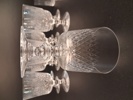 VICKE LINDSTRAND. 12 Vinglas & 11 Selterglas, "Diamant", Kosta.
