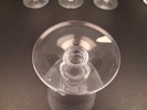 VICKE LINDSTRAND. 12 Vinglas & 11 Selterglas, "Diamant", Kosta.