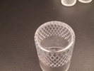 VICKE LINDSTRAND. 12 Vinglas & 11 Selterglas, "Diamant", Kosta.
