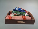 Diverse textil. Juldukar m.m.