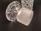 Shaker. Glas, slipad dekor, 1900-talet.