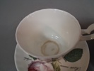 ROY KIRKHAM. 6 Kaffekoppar med fat, "Redout`e Roses", England.