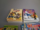 Diverse seriealbum m.m. Bl.a Fantomen, 91an, kronblom m.m.