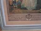 Tryck, Efter, Louis-L`eopold Boilly. (1761-1845), "Le Pr`elude de Nina".