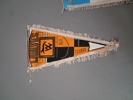 Fotbollsvimplar. 10 stycken, England, 1960/70-talet. Bl.a Newcastle, Nottingham, Chelsea m.m.