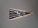 Fotbollsvimplar. 10 stycken, England, 1960/70-talet. Bl.a Newcastle, Nottingham, Chelsea m.m.