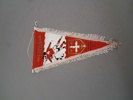 Fotbollsvimplar. 10 stycken, England, 1960/70-talet. Bl.a Newcastle, Nottingham, Chelsea m.m.