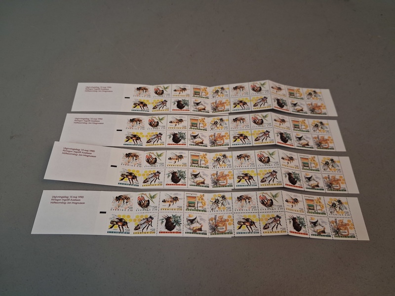 80 Postfriska rabattfrimärken. Nominalvärde 3520kr.