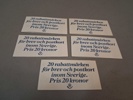 100 Postfriska rabattfrimärken. Nominalvärde 4400kr.