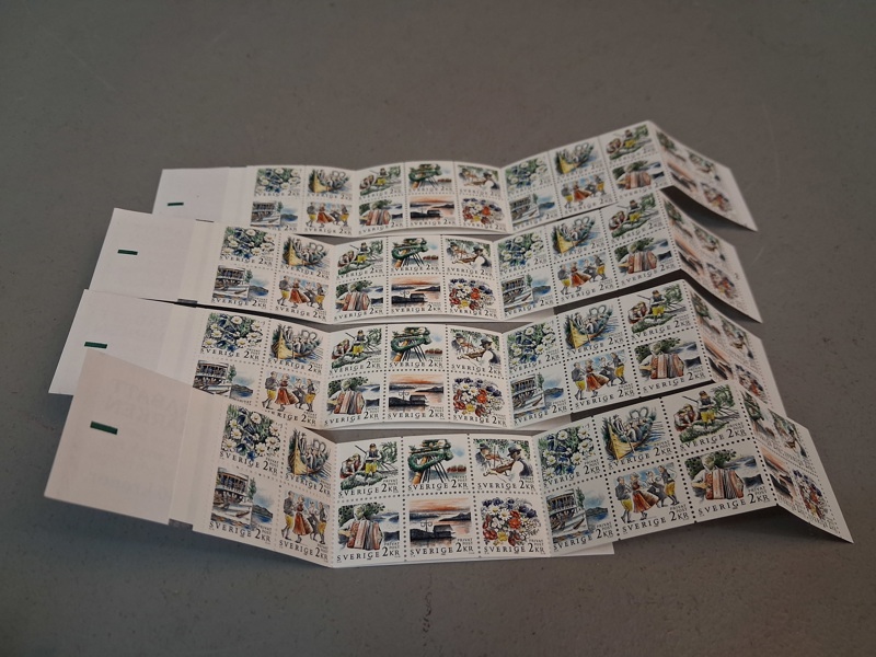 80 Postfriska rabattfrimärken. Nominalvärde 3520kr.