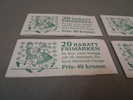 80 Postfriska rabattfrimärken. Nominalvärde 3520kr.