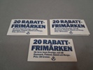 60 Postfriska rabattfrimärken. Nominalvärde 2640kr.