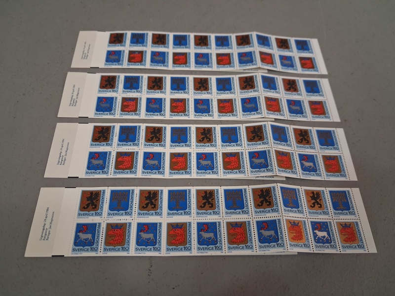 80 Postfriska rabattfrimärken. Nominalvärde 3520kr.