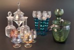 Diverse glas. Bl.a Remmare, ishink m.m.