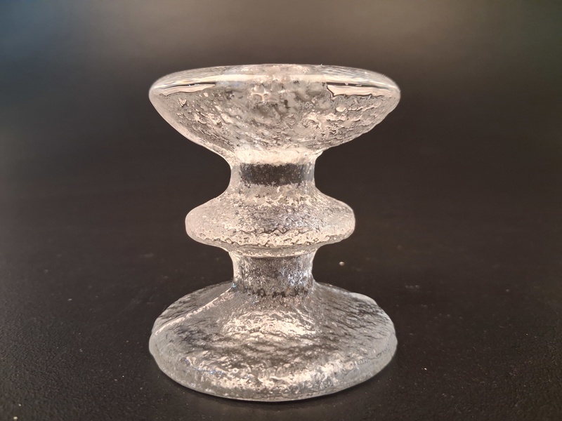 TIMO SARPANEVA. Ljusstake, "Festivo  1 ring", Iittala, Osignerad.