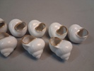 Diverse porslin, glas & keramik. Samtida.