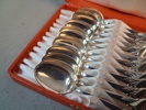12 Moccaskedar. Silver, "Blåklocka", TH Marthinsen, Norge, 91,5gram.