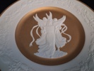 4 Tallrikar. Franklin Porcelain.