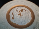 4 Tallrikar. Franklin Porcelain.