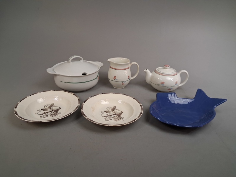 Diverse porslin & keramik. Bl.a Rörstrand m.m.